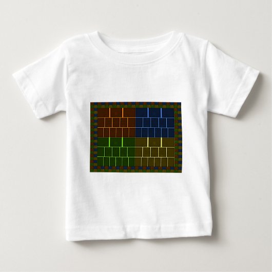 Schönes Phantastisches geometrisches Design Baby T-shirt (Vorderseite)