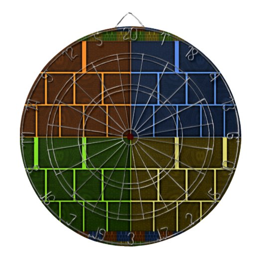 Schönes Phantastisches geometrisches Design Dartscheibe (vorne)