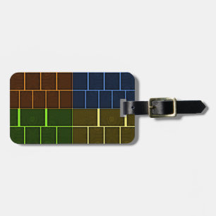 Schönes Phantastisches geometrisches Design Gepäckanhänger