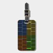 Schönes Phantastisches geometrisches Design Gepäckanhänger (Vorderseite vertikal)