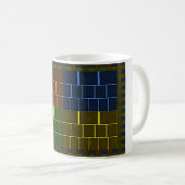 Schönes Phantastisches geometrisches Design Kaffeetasse (VorderseiteRechts)