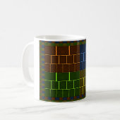 Schönes Phantastisches geometrisches Design Kaffeetasse (Vorderseite Links)
