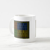 Schönes Phantastisches geometrisches Design Kaffeetasse (Vorderseite Links)