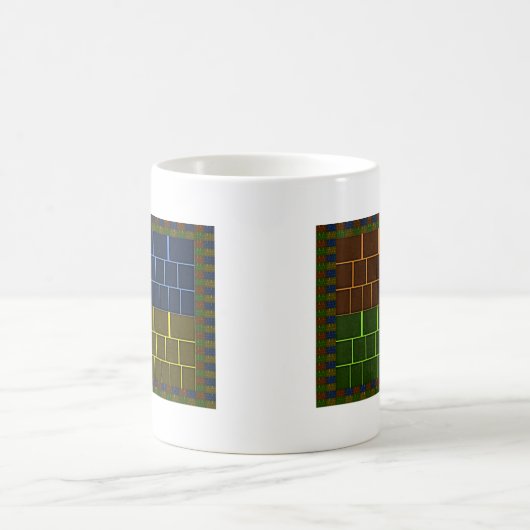 Schönes Phantastisches geometrisches Design Kaffeetasse (Mittel)