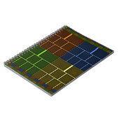 Schönes Phantastisches geometrisches Design Notizblock (Linke Seite)