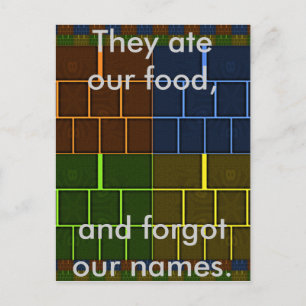 Schönes Phantastisches geometrisches Design Postkarte