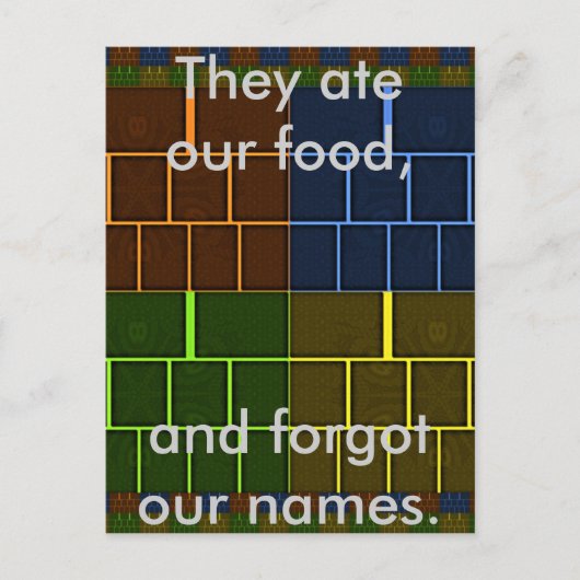 Schönes Phantastisches geometrisches Design Postkarte (Vorderseite)