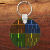 Schönes Phantastisches geometrisches Design Schlüsselanhänger (Vorderseite)