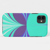 Schönes phantastisches Lila Cyan Motiv Design Case-Mate iPhone Hülle (Rückseite (Horizontal))