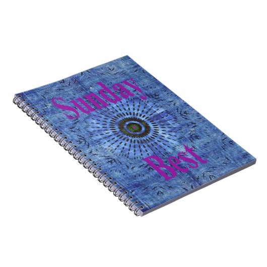 Schönes Phantastisches modernes Denim Design: Sonn Notizblock (Rechte Seite)