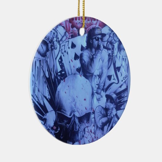 Schönes phantastisches Online-Skeezers-Kunstproduk Keramik Ornament (Rechts)