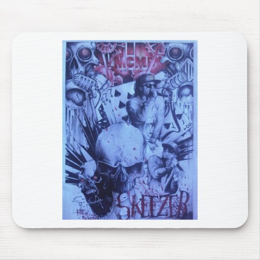 Schönes phantastisches Online-Skeezers-Logo Mousepad (Vorne)