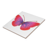 Schönes Phantastisches Rosa und lila Schmetterling Fliese (Seite)