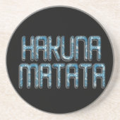 Schönes phantastisches Swahili-Textquotendesign Getränkeuntersetzer (Vorne)