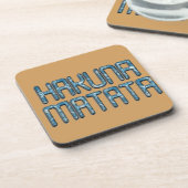 Schönes phantastisches Swahili-Textquotendesign Getränkeuntersetzer (Linke Seite)