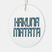 Schönes phantastisches Swahili-Textquotendesign Keramikornament (Links)