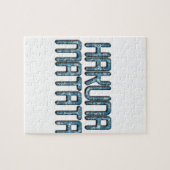 Schönes phantastisches Swahili-Textquotendesign Puzzle (Horizontal)