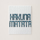 Schönes phantastisches Swahili-Textquotendesign Puzzle (Vertikal)