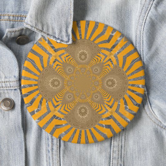 Schönes, phantastisches symmetrisches Musterdesign Button (Beispiel)