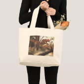Schönes phantastisches Überleben Dinosaurier Art D Jumbo Stoffbeutel (Vorderseite (Produkt))