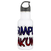 Schönes, phantastisches und anpassbares Design Edelstahlflasche (Vorderseite)