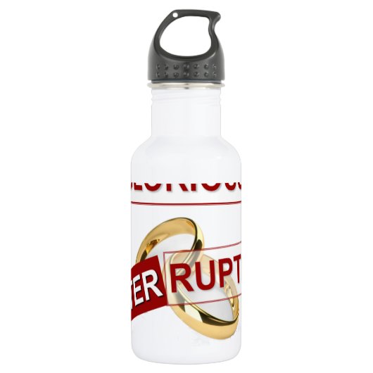 Schönes, phantastisches und anpassbares Design Trinkflasche (Vorderseite)