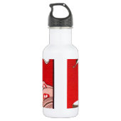 Schönes, phantastisches und anpassbares Design Trinkflasche (Rückseite)