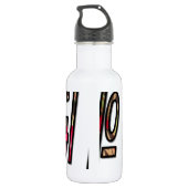 Schönes, phantastisches und anpassbares Design Trinkflasche (Rückseite)