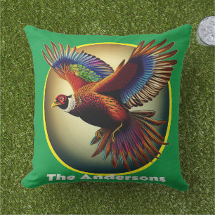 Schönes Pheasant Rooster Kissen