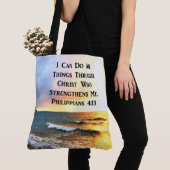 SCHÖNES PHILIPPIANS 4:13 SCRIPTURE-FOTO TASCHE (Von Nahem)
