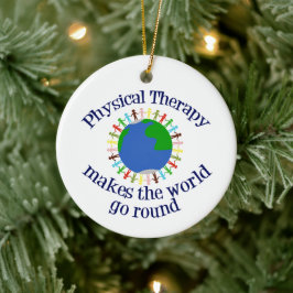 Schönes Physikalisches Therapieweltangebot PT Keramik Ornament