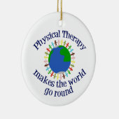 Schönes Physikalisches Therapieweltangebot PT Keramik Ornament (Rechts)