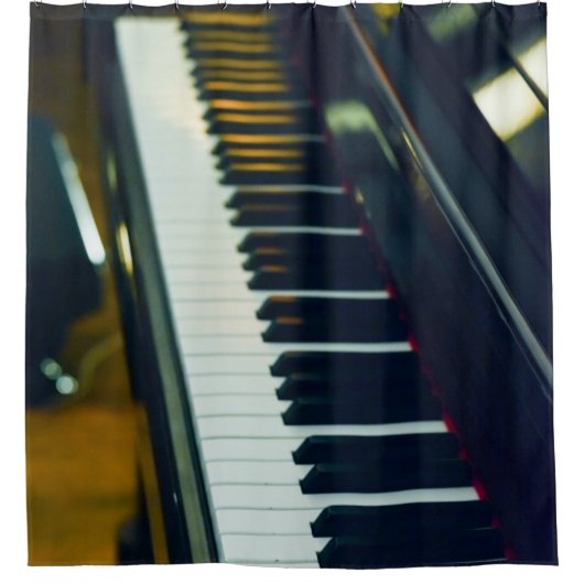 Schönes Piano Duschvorhang (Vorderseite)