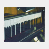 Schönes Piano Fleecedecke (Vorderseite (Horizontal))