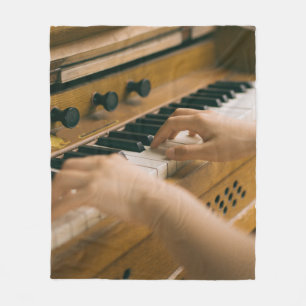 Schönes Piano Fleecedecke
