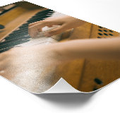 Schönes Piano Fotodruck (Ecke)