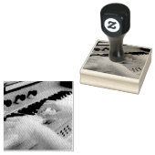 Schönes Piano Gummistempel (Stempel)