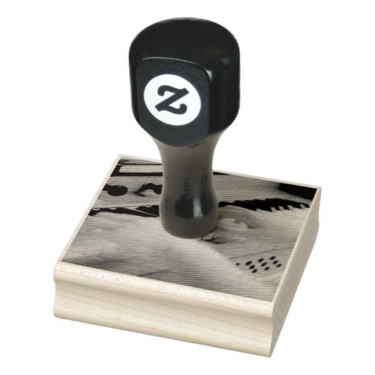 Schönes Piano Gummistempel (Stempel)