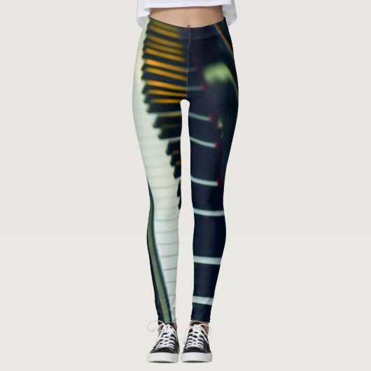 Schönes Piano Leggings (Vorderseite)