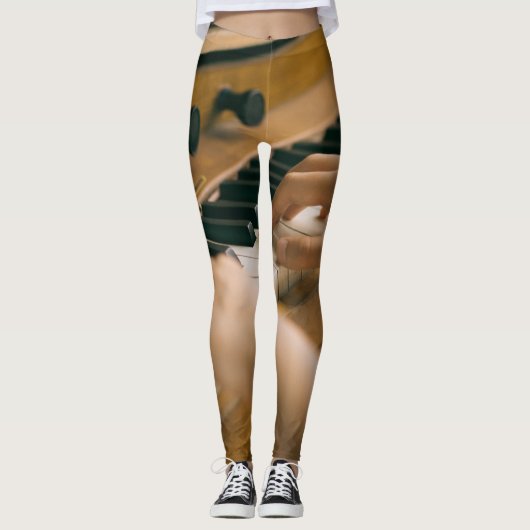 Schönes Piano Leggings (Vorderseite)