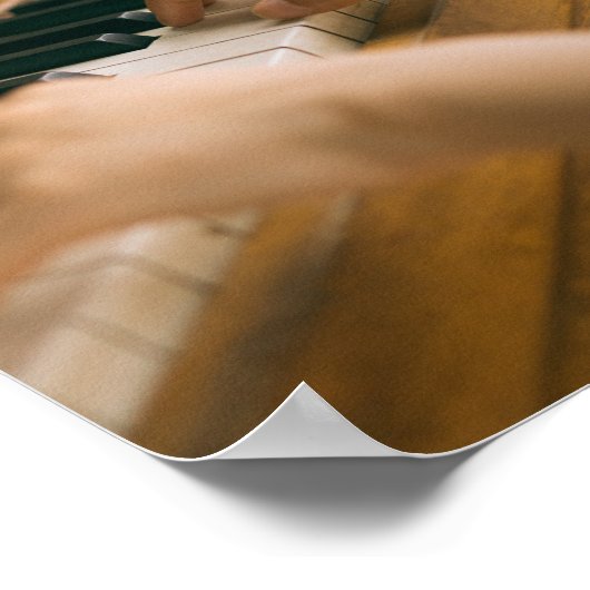 Schönes Piano Poster (Ecke)
