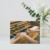 Schönes Piano Postkarte (Stehend Vorderseite)