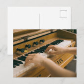 Schönes Piano Postkarte (Vorne/Hinten)