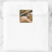 Schönes Piano Quadratischer Aufkleber (Tasche)