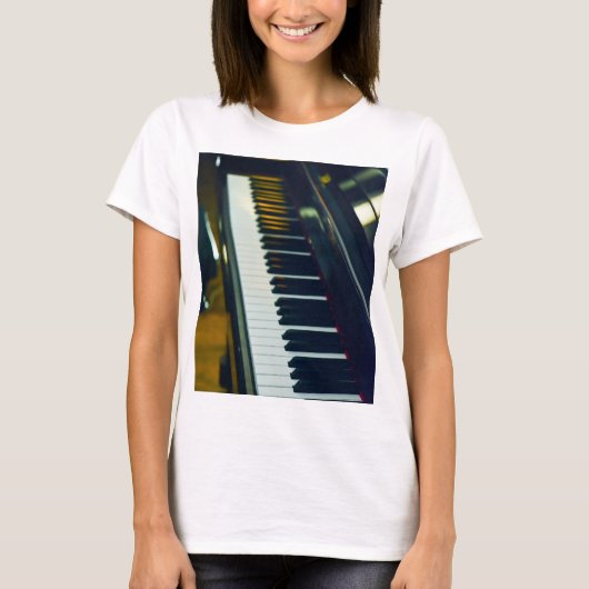 Schönes Piano T-Shirt (Vorderseite)