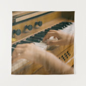 Schönes Piano Wandteppich (Vorderseite)