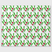 Schönes Pickle Bouquet mit Rose Thunder_Cove Geschenkpapier (Flach)