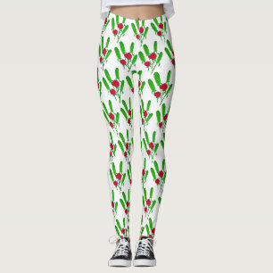Schönes Pickle Bouquet mit Rose Thunder_Cove Leggings