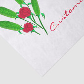 Schönes Pickle Bouquet mit Rose Thunder_Cove Seidenpapier (Ausschnitt)