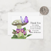 Schönes Pilz Danke Karte (Vorderseite/Rückseite Beispiel)